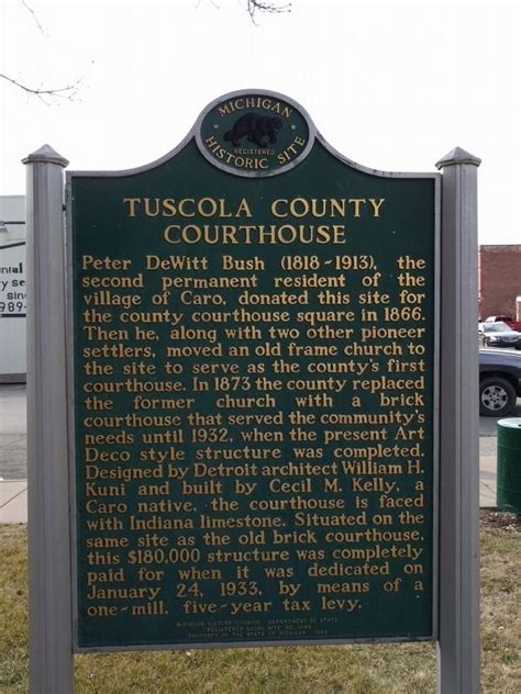 Tuscola County Courthouse — Michigan History Trail