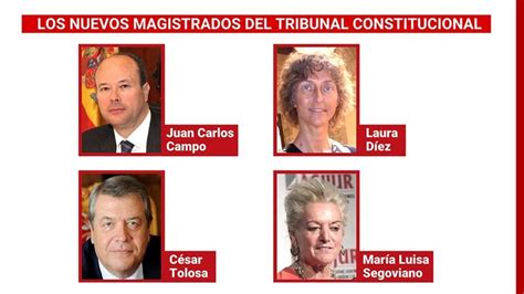 ¿quiénes Son Los Nuevos Magistrados Del Tribunal Constitucional