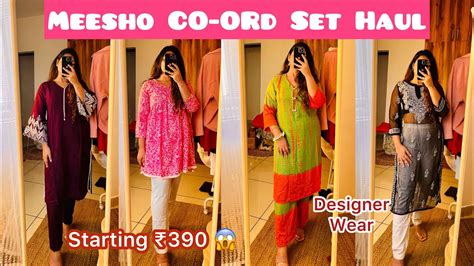 Co Ord Sets From Meesho Try On Haul Saloni Gupta YouTube