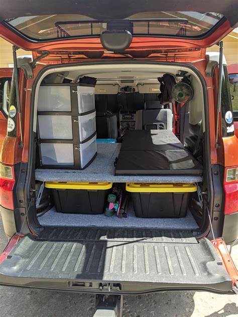 diy honda element e camper 8