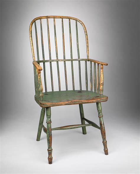 Unusual Georgian Primitive Bow Back Windsor Armchair