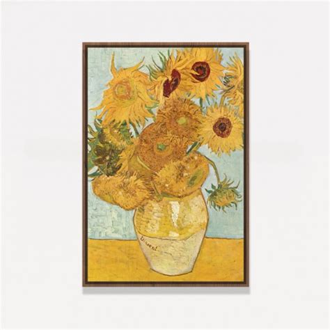 Quadro Doze Girass Is Numa Jarra Van Gogh