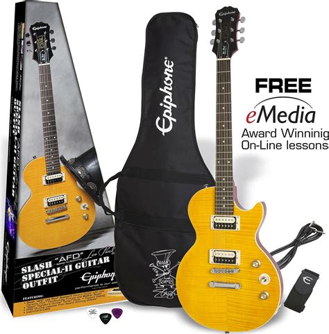 Epiphone Slash Afd Les Paul Special Ii Guitar Outfit Appetite Amber