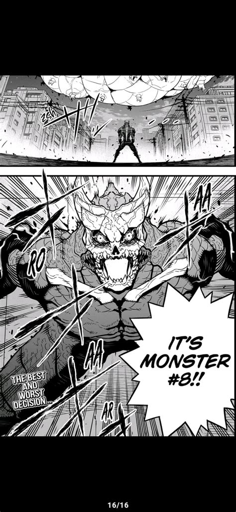 Some cool panels form kaiju no.8 (Note:- spoiler ahead) : r/manga