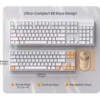 Ltc Nb Nimbleback Wired Rgb Keys Gaming Hot Swappable Mechanical Keyboard Brown Switch