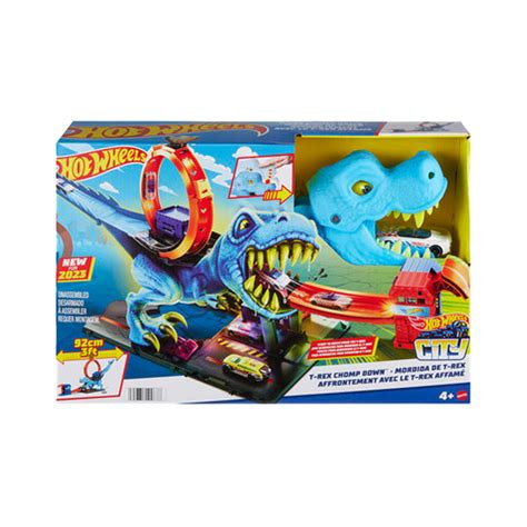 Jual Hot Wheels Playset City T Rex Chomp Down Hkx Terbaru Ruparupa