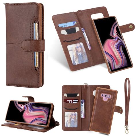 Flip Case For Galaxy Note 9 Luxury Detachable Leather Wallet Phone