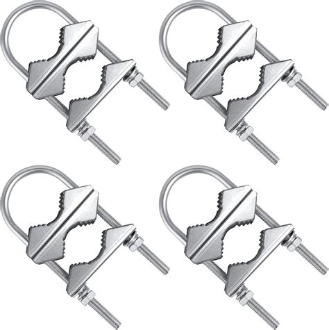 Amazon Mookeerf Sets U Bolts Antenna Mast Clamp With V Jaw For