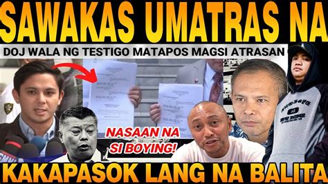 GEN BANTAG CONG TEVES POSIBLENG MAABSWELTO DOJ IKINAGULAT Ang