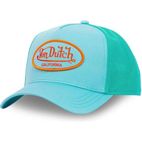 Von Dutch Ct Lblo Blue Trucker Hat Caphunters Ca