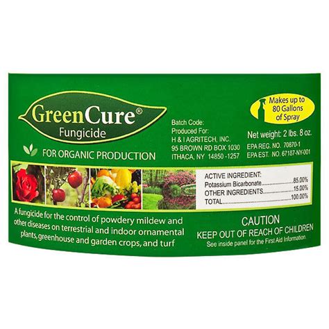 Greencure Fungicide 704320 Disease Mildew Control 40 Oz