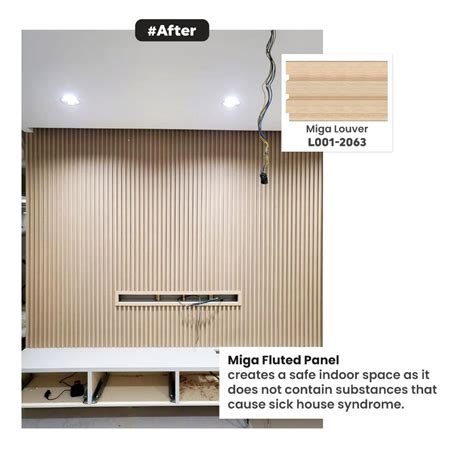 TV Console Fluted Panel KOREA MIGA Fluted Panel Miga Molding Miga