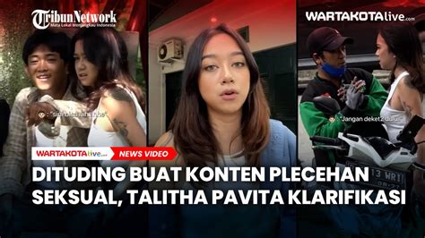 Dituding Buat Konten Plecehan Seksual Talitha Pavita Klarifikasi YouTube