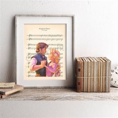 Tangled Kingdom Dance Sheet Music Art Print - Etsy