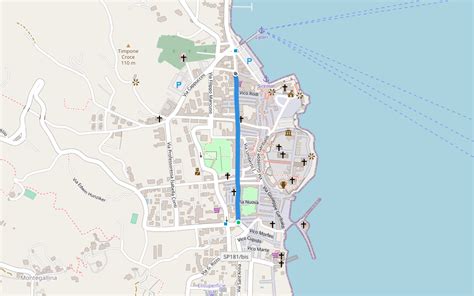 Corso Vittorio Emanuele Walking And Running Trail Lipari Sicilia Pacer