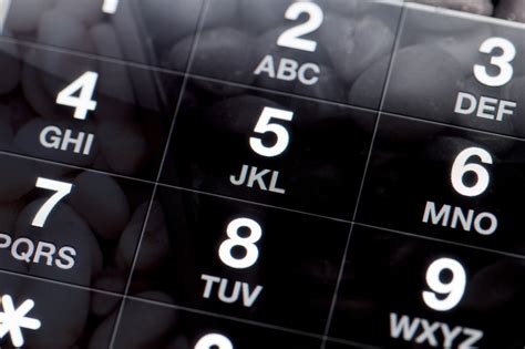 Free Image of Black and White Dial Pad of a Mobile Phone | Freebie