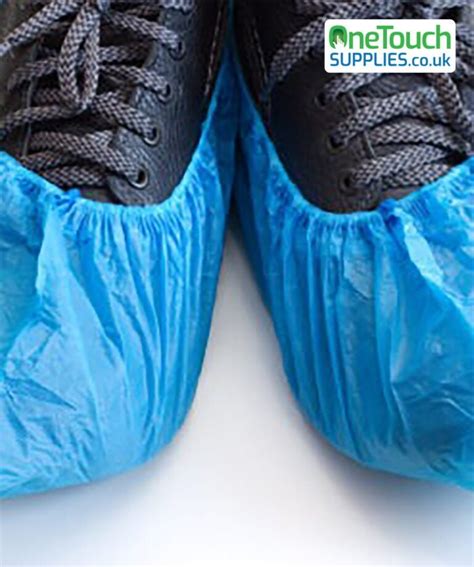 Blue Non Woven Overshoes One Touch Supplies