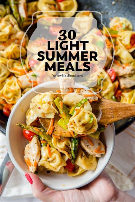 30 Fresh And Light Summer Meals Light Dinner Recipes Healthy Recipes Easy Summer Dinners