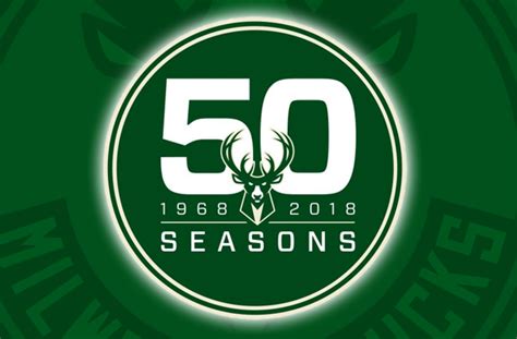 Milwaukee Bucks Celebrate 50 Years With New Anniversary Logo ...