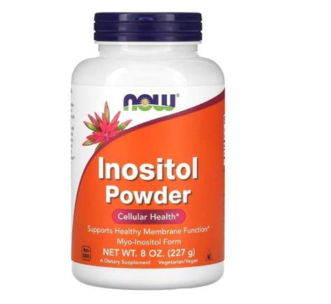 Now Foods Inositol Powder, 227 г витамин в, Инозитол порошок купить на ...