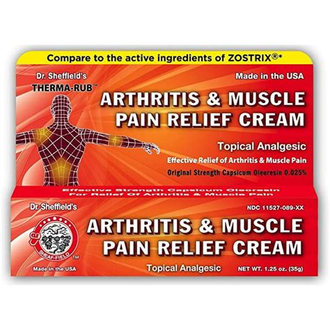 Arthritis Pain relief & Muscle Pain Relief, Therma Rub cream - 2 Pack ...