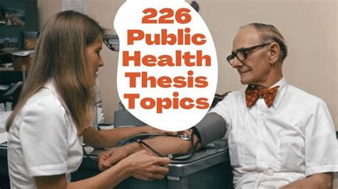 226 Hot Public Health Thesis Topics Great List Of Ideas