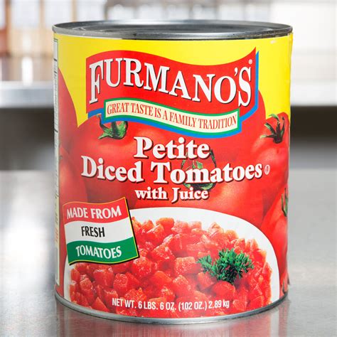 10 Can Petite Diced Tomatoes With Juice 6case