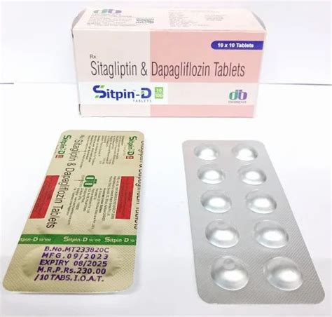 Sitagliptine Dapagliflozin Tablet Mg At Rs Stripe In Sas