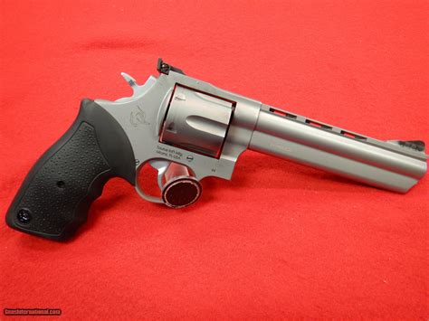 TAURUS 44 STAINLESS STEEL REVOLVER PRE-OWNED .44 MAG