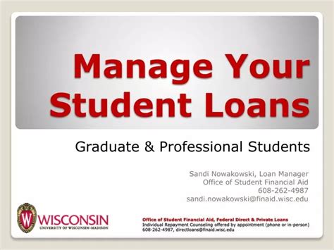 PPT - Manage Your Student Loans PowerPoint Presentation, free download ...