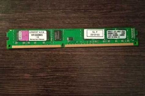 Оперативная память ddr3 2gb 1333 Kingston Festima Ru Мониторинг