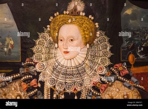 The Armada Portrait of Elizabeth I of England by Unknown English Artist ...