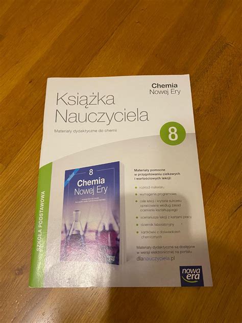 Książka nauczyciela chemia nowej ery 8 sprawdziany Wrocław