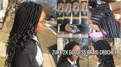 Zury Goddess Braid Deep Curl 2x 18 Crochet Locs Youtube