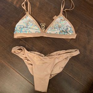 Beach Bunny Swim Nude Illusion Mermaid Beach Bunny Bikini Poshmark