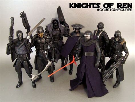 Knights Of Ren 6 Figure Set Star Wars Custom Action Figure