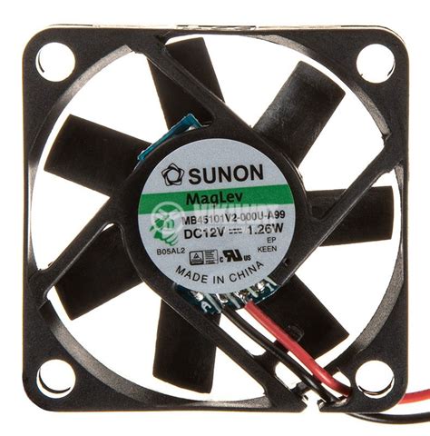 Fan 12V 45x45x10 bearing Vapo 15 6m³ h VIKIWAT