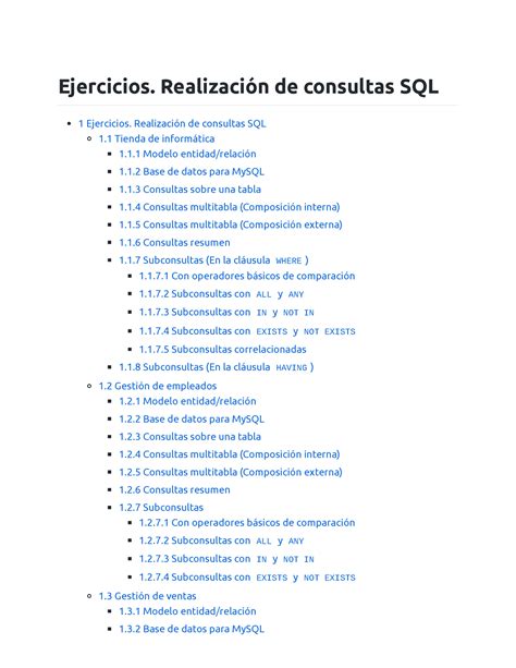 Ejercicios Bd Base De Datos Programacion Incos La Paz Studocu