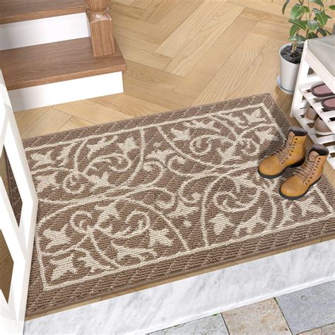 Hrzeem Indoor Door Mat 50 X 80 Cm Retro Entryway Rugs Front Door Mat