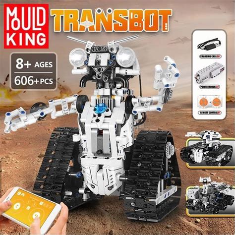 Mould King 15046 Боевой робот 3 в 1 с ДУ 606 деталей, Развивающий ...