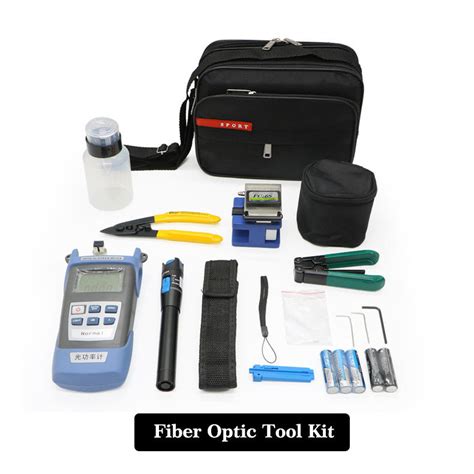 Portable Ftth Fiber Optic Tool Kit Network Fiber Optic Installation