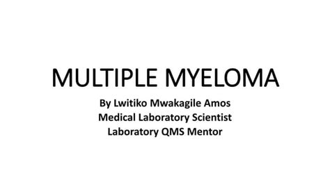 Multiple Myelomapptx