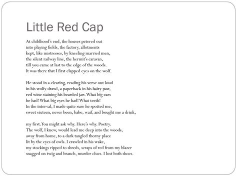 PPT - Little Red Cap PowerPoint Presentation, free download - ID:2036792