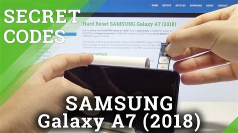 How To Insert Sim And Sd In Samsung Galaxy A7 2018 Sim And Sd Slot