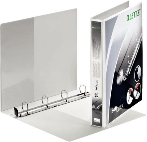 Leitz 4 Ring Binder Holds Up To 230 Sheets Softclick Range 44 Mm