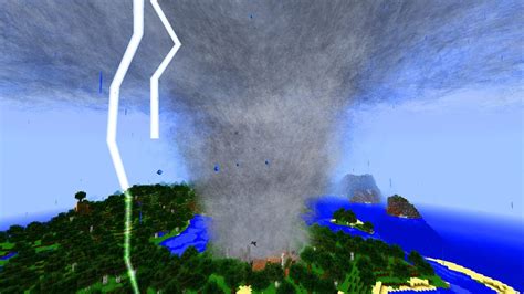 TORNADOS Minecraft Wetter Mod YouTube