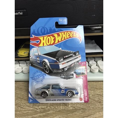 Hot Wheels Toyota Ae Sprinter Trueno Zamac Shopee Malaysia