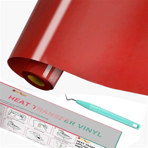 Htvront X Ft Red Htv Vinyl Iron On Heat Transfer Vinyl For