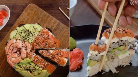 Comida Japonesa Em Casa Como Fazer Sushi Diferente E Fácil I Receitas