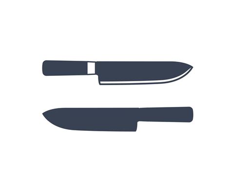 Knives on white, chef knife vector illustration 3005319 Vector Art at ...